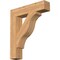 Ekena Millwork Funston Block Smooth Bracket, Western Red Cedar, 5 1/2"W x 28"D x 32"H BKT06X28X32FST05SWR - alternate 1